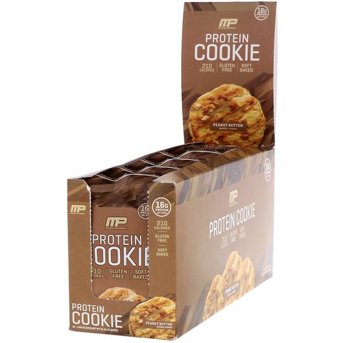 MusclePharm, Protein Cookie, Peanut Butter, 12 Cookies, 1.83 oz (52 g) Each Review