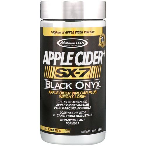 Muscletech, Apple Cider+, SX-7, Black Onyx, 150 Tablets Review