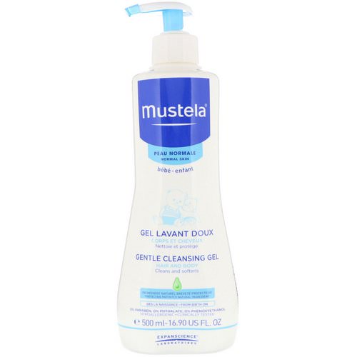 Mustela, Baby, Gentle Cleansing Gel, For Normal Skin, 16.90 fl oz (500 ml) Review