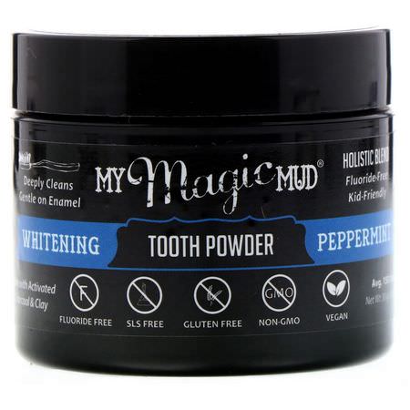 My Magic Mud Whitening Fluoride Free - 無氟, 美白, 牙膏, 口腔護理