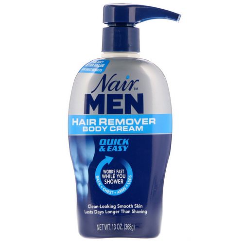 Nair, For Men, Hair Remover Body Cream, Back, Chest, Arms and Legs, 13 oz (368 g) Review