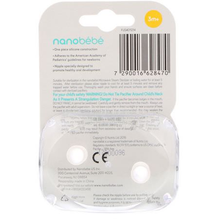 Nanobebe Pacifiers Clips - 夾子, 安撫奶嘴, 兒童, 嬰兒