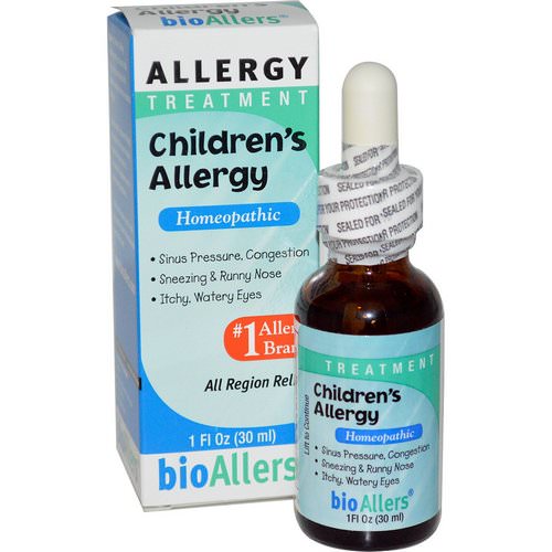 NatraBio, BioAllers, Children's Allergy, Allergy Treatment, 1 fl oz (30 ml) Review