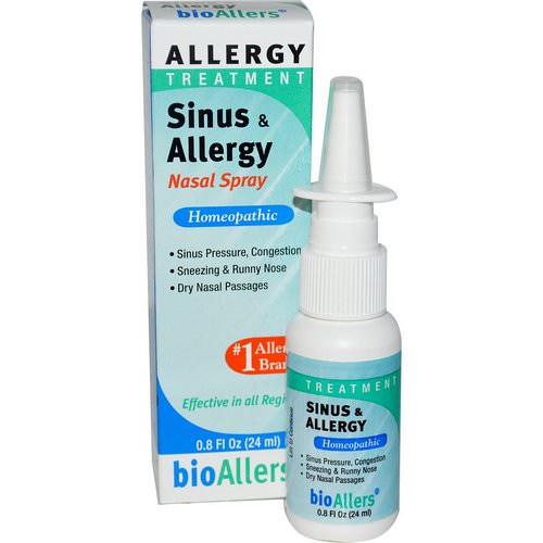 NatraBio, BioAllers, Sinus & Allergy Nasal Spray, Allergy Treatment, 0.8 fl oz (24 ml) Review