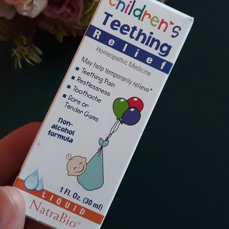 NatraBio Teething Herbal Remedies Children's Homeopathy