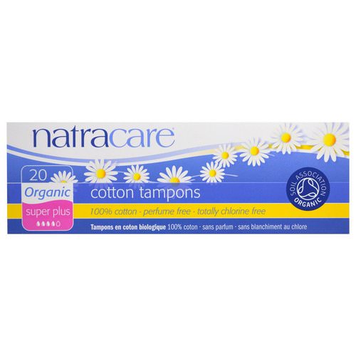 Natracare, Organic Cotton Tampons, Super Plus, 20 Tampons Review