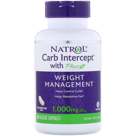 Natrol White Kidney Bean Extract Condition Specific Formulas - 白芸豆提取物, 重量, 飲食, 補品