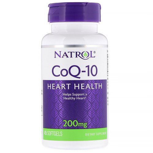 Natrol, Co-Q10, 200 mg, 45 Softgels Review