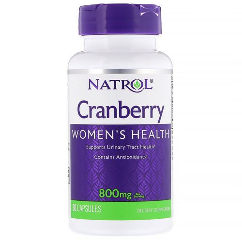 Natrol, Cranberry, 800 mg, 30 Capsules Review