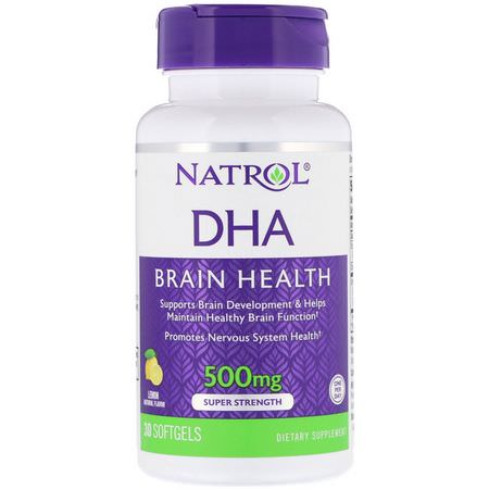 Natrol DHA - DHA, Omegas EPA DHA, 魚油, 補品