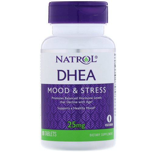 Natrol, DHEA, 25 mg, 90 Tablets Review