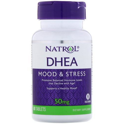 Natrol, DHEA, 50 mg, 60 Tablets Review