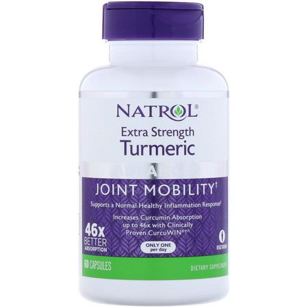 Natrol Turmeric - 薑黃素, 薑黃, 抗氧化劑, 補品