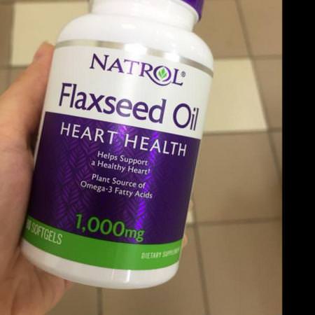 Natrol Flax Seed Supplements - 亞麻籽補品, 歐米茄EPA DHA, 魚油, 補品