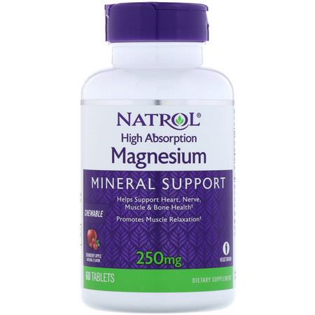 Natrol Magnesium Formulas - 鎂, 礦物質, 補品