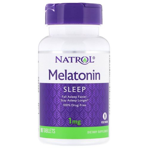 Natrol, Melatonin, 1 mg, 90 Tablets Review