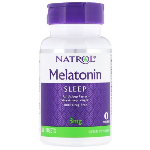 Natrol, Melatonin, 3 mg, 60 Tablets Review