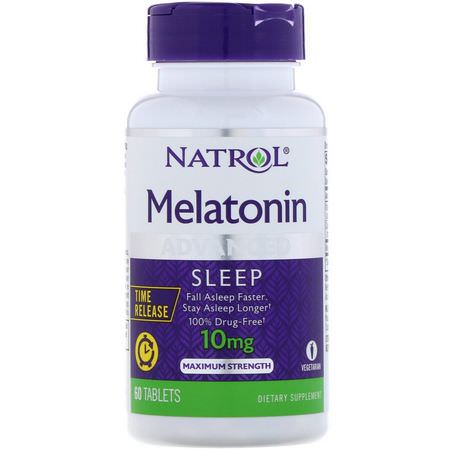 Natrol Melatonin Condition Specific Formulas - 褪黑激素, 睡眠, 補品