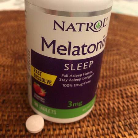 Natrol Melatonin - 褪黑激素, 睡眠, 補充劑