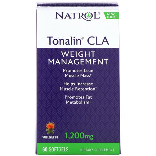 Natrol, Tonalin CLA, 1,200 mg, 60 Softgels Review