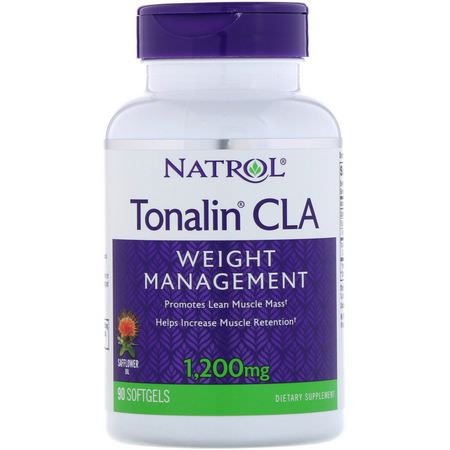 Natrol CLA Conjugated Linoleic Acid - CLA共軛亞油酸, 重量, 飲食, 補品