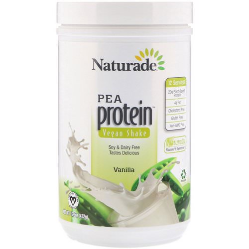Naturade, Pea Protein Vegan Shake, Vanilla, 15.2 oz (432 g) Review