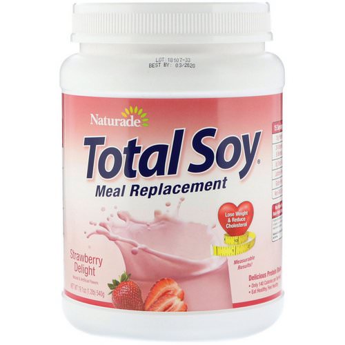 Naturade, Total Soy, Meal Replacement, Strawberry Delight, 1.2 lbs (540 g) Review