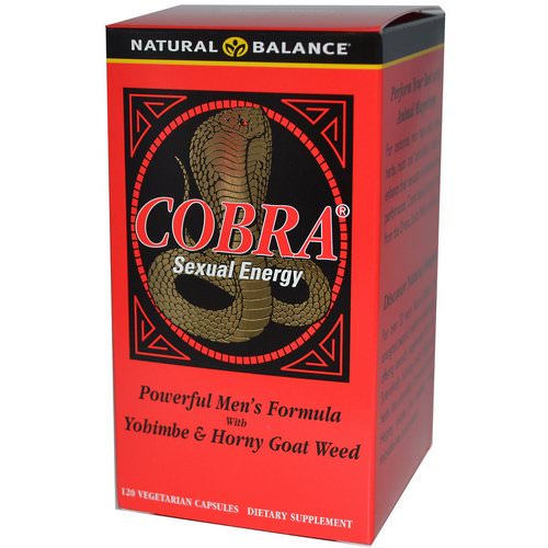 Natural Balance, Cobra Sexual Energy, 120 Vegetarian Capsules Review