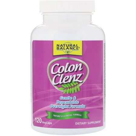 Natural Balance Herbal Formulas Colon Cleanse - 結腸清洗劑, 補品, 草藥, 順勢療法