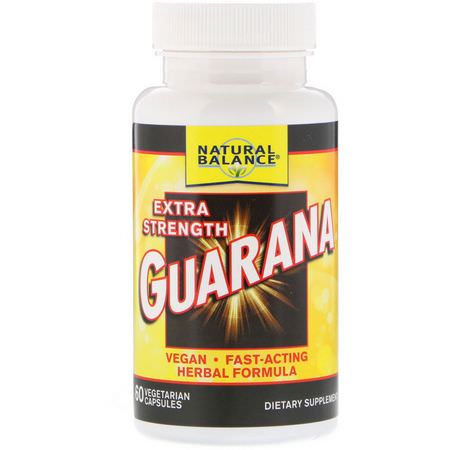 Natural Balance Guarana Herbal Formulas - 草藥, 瓜拉那, 順勢療法, 草藥