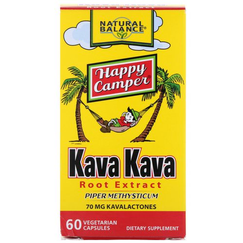 Natural Balance, Kava Kava Root Extract, 60 Vegetarian Capsules Review