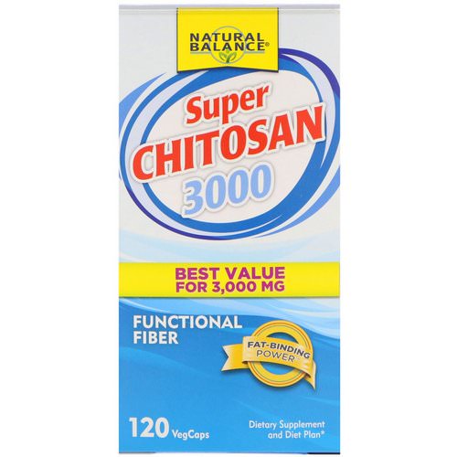 Natural Balance, Super Chitosan 3000, 120 Veg Caps Review