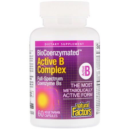 Natural Factors Vitamin B Complex - 維生素B複合物, 維生素B, 維生素, 補品