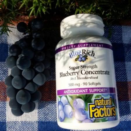 Natural Factors Blueberry Supplements