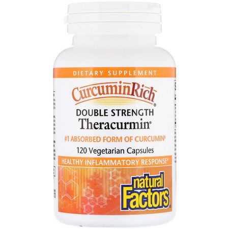 Natural Factors Curcumin - 薑黃素, 薑黃, 抗氧化劑, 補品