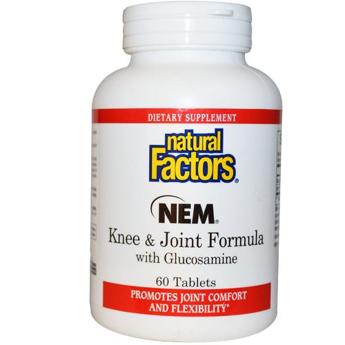 Natural Factors, NEM Knee & Joint Formula with Glucosamine, 60 Tablets Review