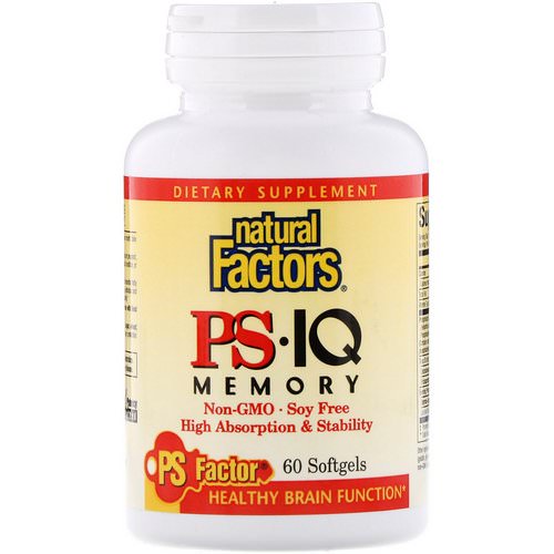Natural Factors, PS• IQ Memory, 60 Softgels Review