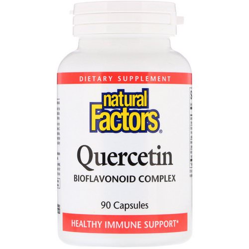 Natural Factors, Quercetin, Bioflavonoid Complex, 90 Capsules Review