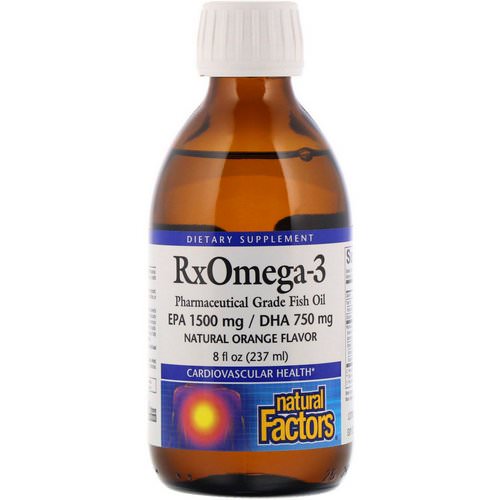 Natural Factors, Rx Omega-3, Natural Orange Flavor, 8 fl oz (237 ml) Review