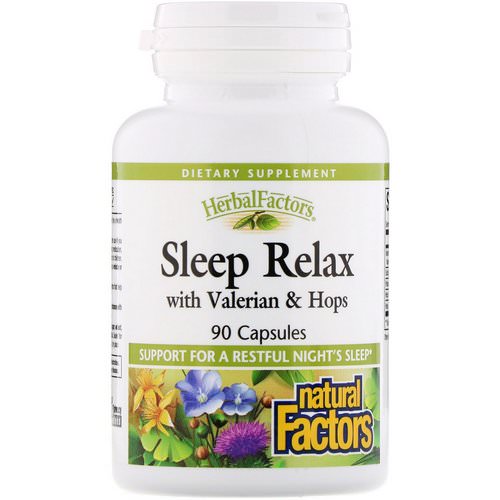 Natural Factors, Sleep Relax with Valerian & Hops, 90 Capsules Review