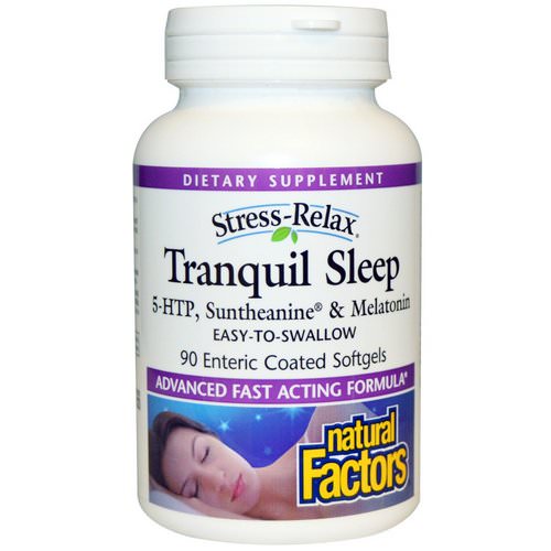 Natural Factors, Stress-Relax, Tranquil Sleep, 90 Enteric Coated Softgels Review