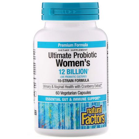 Natural Factors Probiotic Formulas Women's Health - 婦女的健康, 益生菌, 消化, 補品