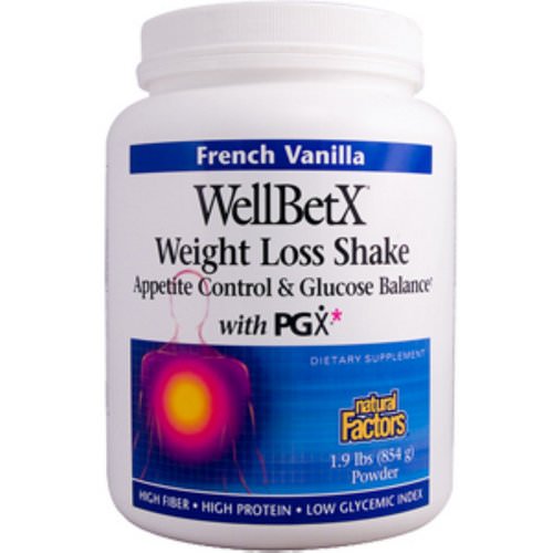 Natural Factors, WellBetX, Weight Loss Shake, French Vanilla, 1.9 lbs (854 g) Review