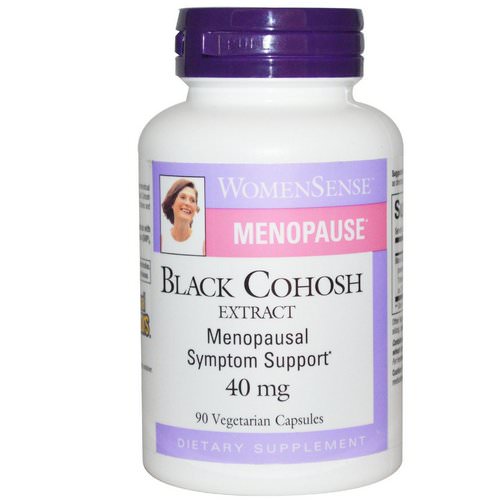 Natural Factors, WomenSense, Menopause, Black Cohosh Extract, 40 mg, 90 Veggie Caps Review