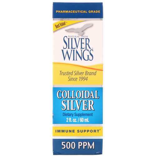Natural Path Silver Wings, Colloidal Silver, 500 PPM, 2 fl oz (60 ml) Review