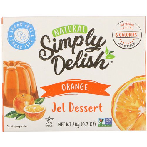 Natural Simply Delish, Natural Jel Dessert, Orange, 0.7 oz (20 g Review
