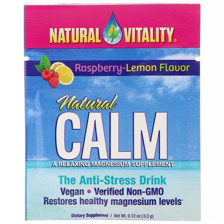 Natural Vitality Magnesium Calm Formulas - 鎮靜, 鎂, 礦物質, 補品