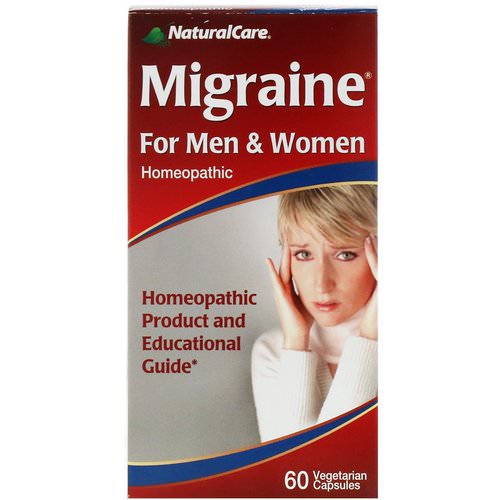NaturalCare, Migraine, For Men and Women, 60 Capsules Review