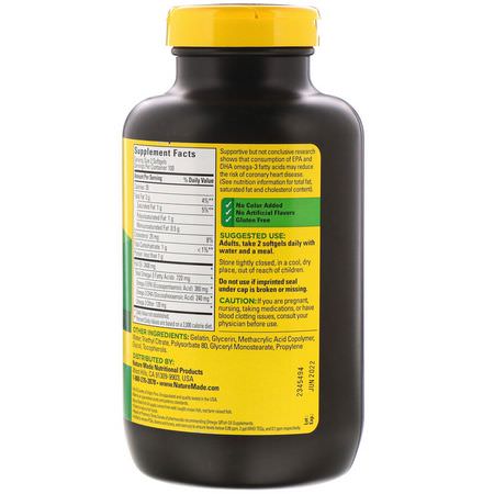 : Nature Made, Fish Oil, Burp-Less, 1,200 mg, 200 Softgels