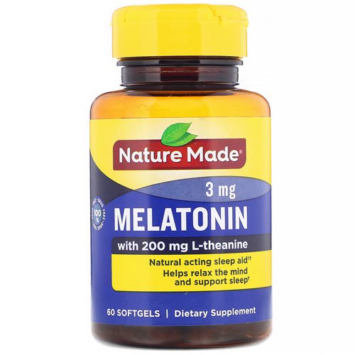 Nature Made, Melatonin, 3 mg, 60 Softgels Review